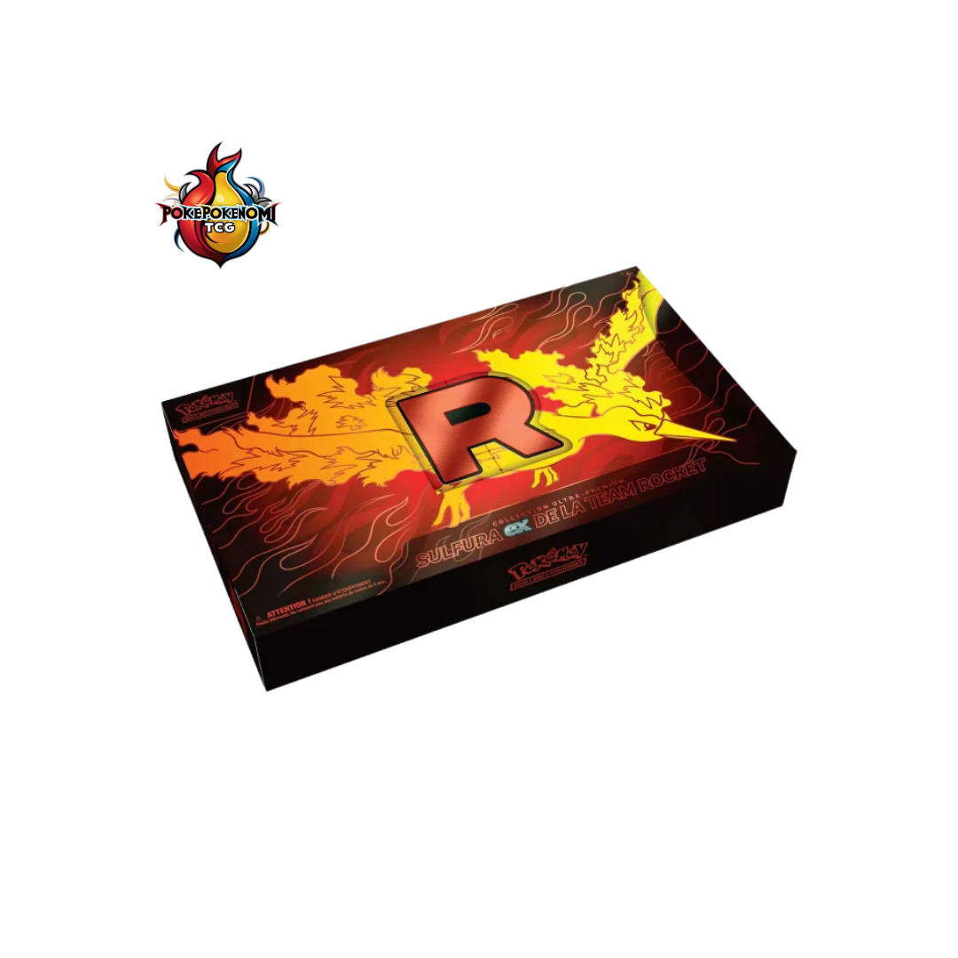 Coffret Pokémon Collection Ultra-Premium – Sulfura ex de la Team Rocket – UPC FR
