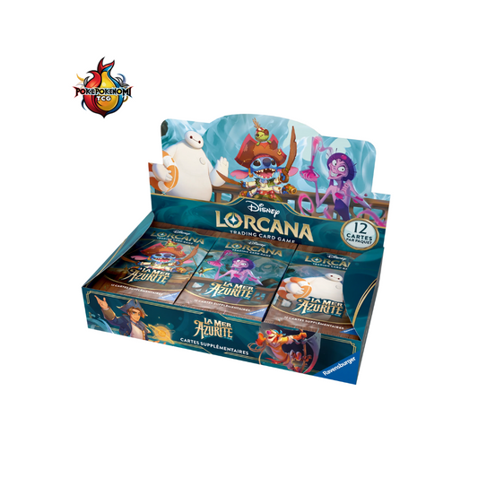 Display Lorcana Disney 24 Boosters - S1V6 - La Mer Azurite - FR