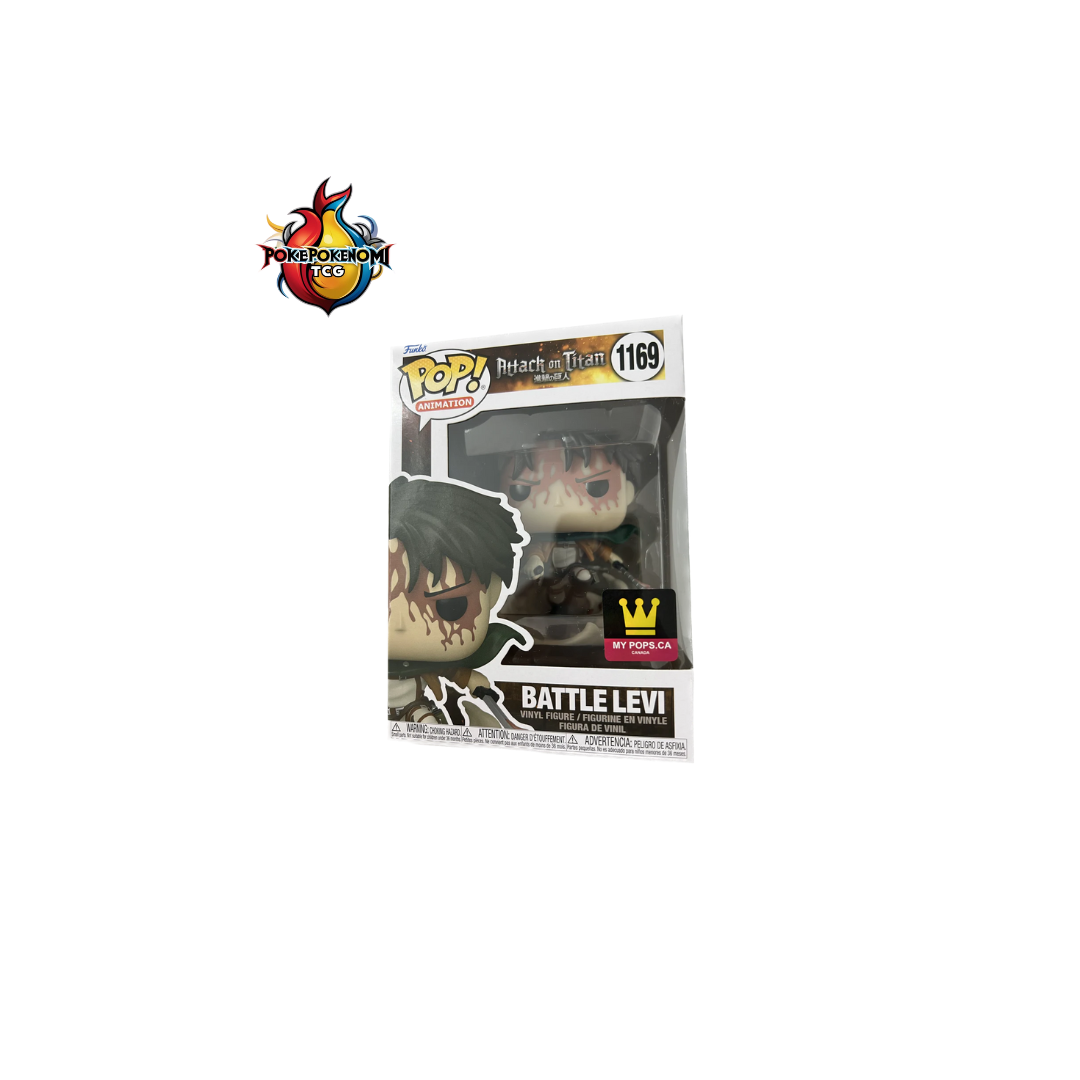 Funko Pop! Attack on Titan – Battle Levi #1169 (MyPopca Exclusive)