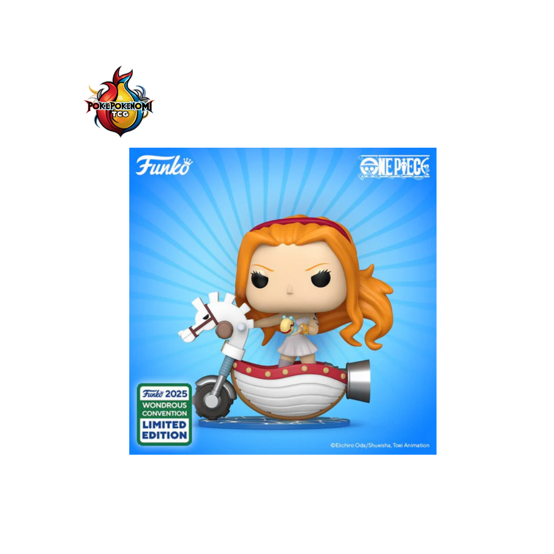 Funko Pop Nami with White Hobby Horse (Rides) #128 [2025 Wondrous Convention Exclusive]