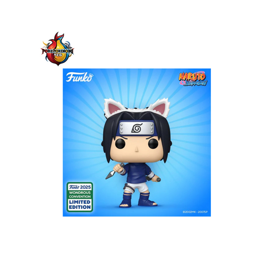 Funko Pop Sasuke Uchiha (Sasuke's Paw Encyclopedia) #1940 [2025 Wondrous Convention Exclusive]