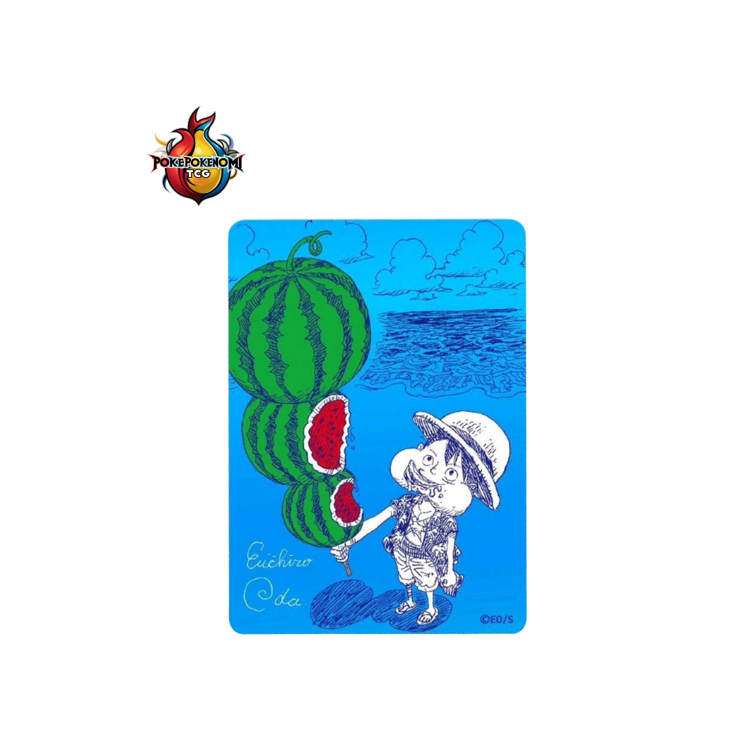 Metakira card Luffy watermelon